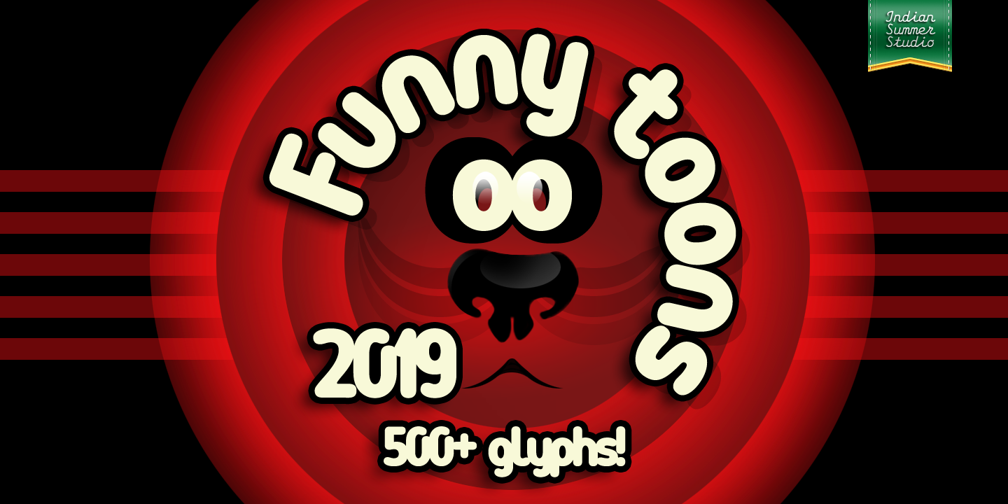 Ejemplo de fuente Funny Toons #1